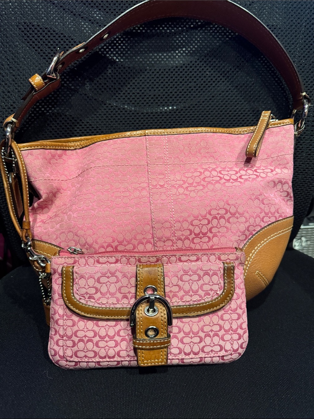 Y2K Coach Soho Set RARE mini c pink